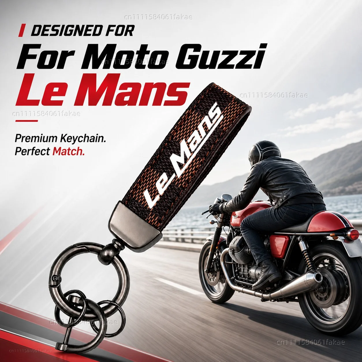 For Moto Guzzi Le Mans 1976-1993 2001-2006 Classic  Motorcycle Keychain Custom Logo Gift for Rider Men Women