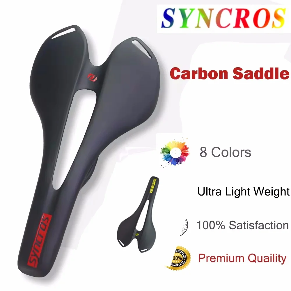 Syncros  Full Carbon Fiber Classy Saddle UD Matte , Road\ MTB Bike Saddle Seat  Full Colors Bike Accessories