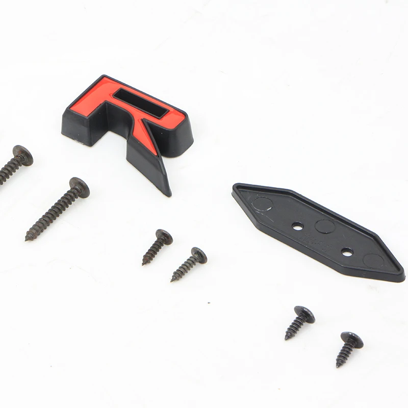 Autocollants de coffre arrière de voiture en plastique 3D, Logo R, emblème de calandre avant, accessoires Ford