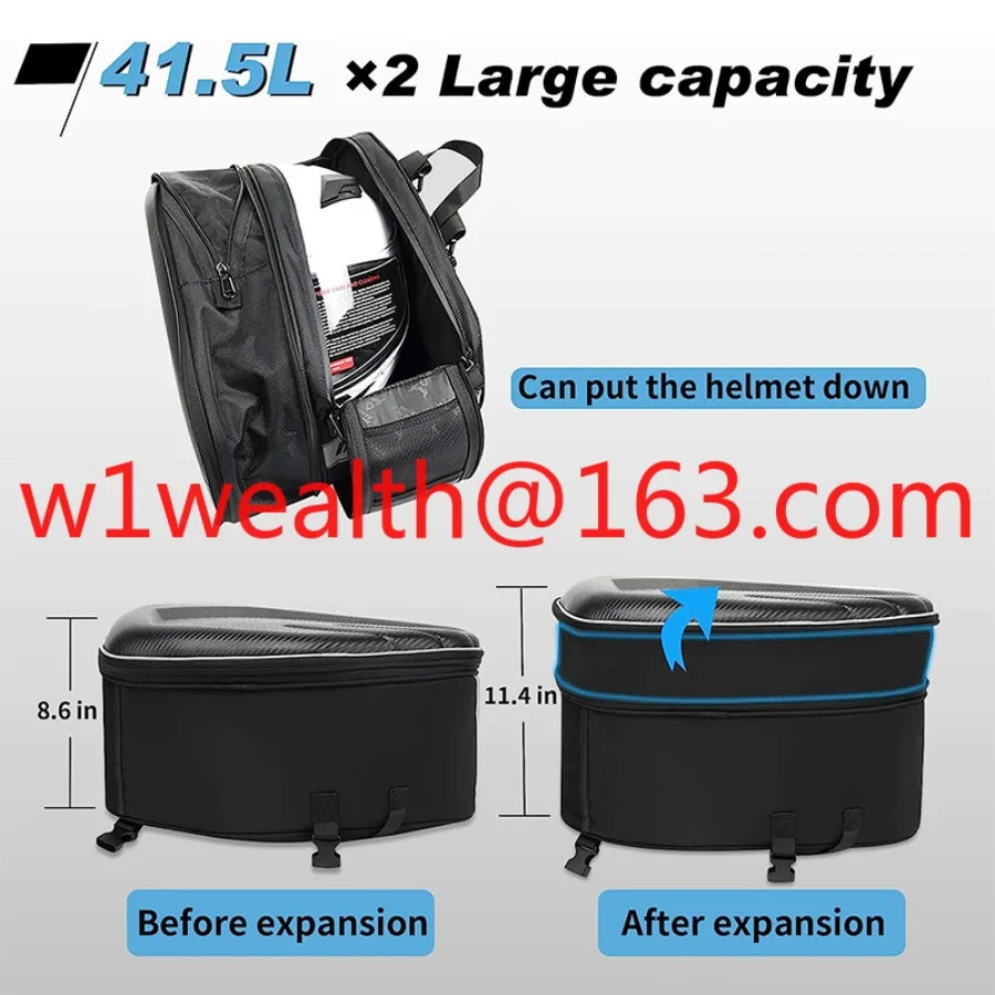 Travel bag luggage saddle bag motorcycle waterproof racing travel motorcycle saddle bag