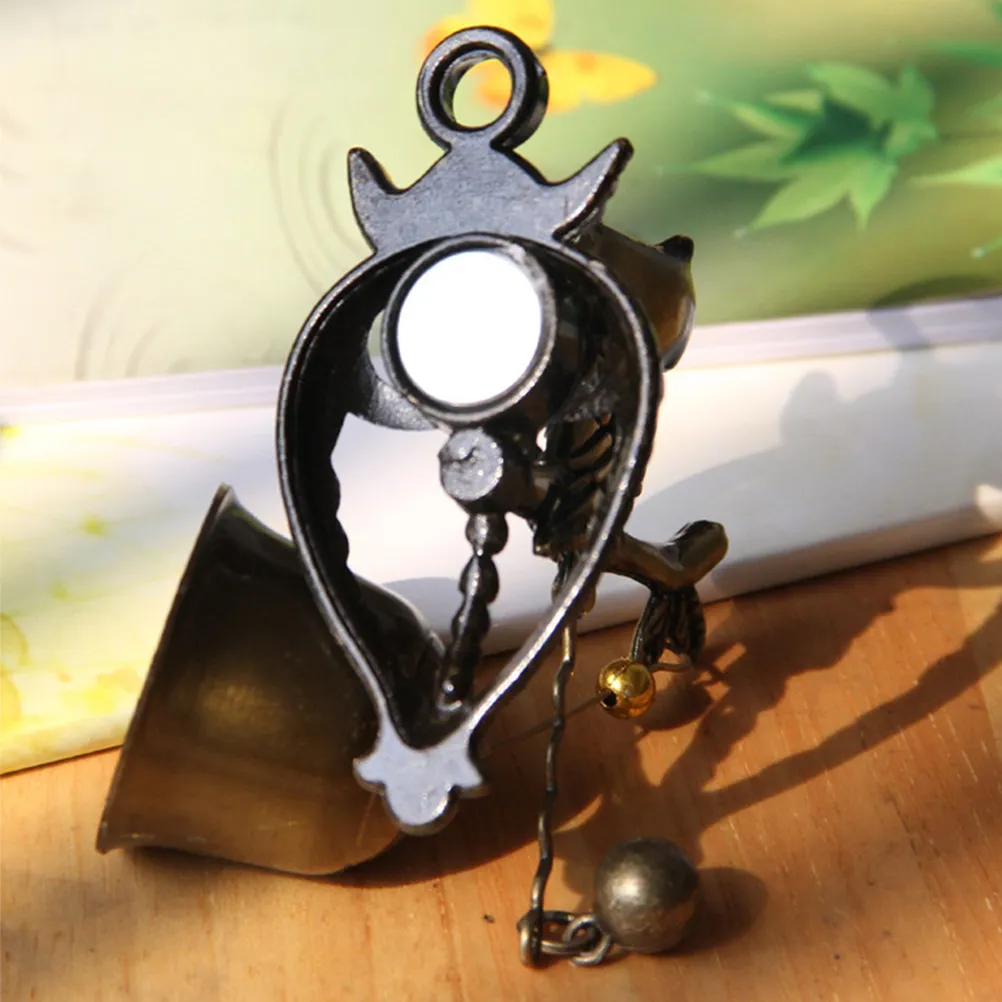 Elephant Door Bell Vintage Metal Wind Chime Magnetic Hanging Decorative Shopkeepers Bell Entry Alert Door Chime