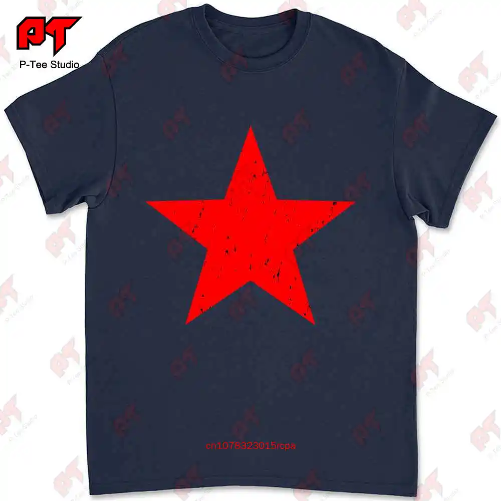 Red Star Army Russia Soviet Communist Political Che Guevara Cccp Ussr T-shirt U8QH