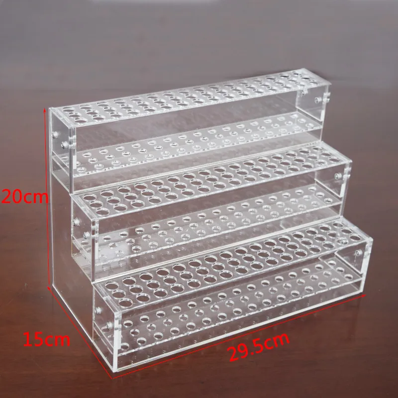 Ballpoint Pen Display Stand Organizer Storage Nail Brush Holder Acrylic Pen Holder Makeup Brush Rack School Stationery Organizer