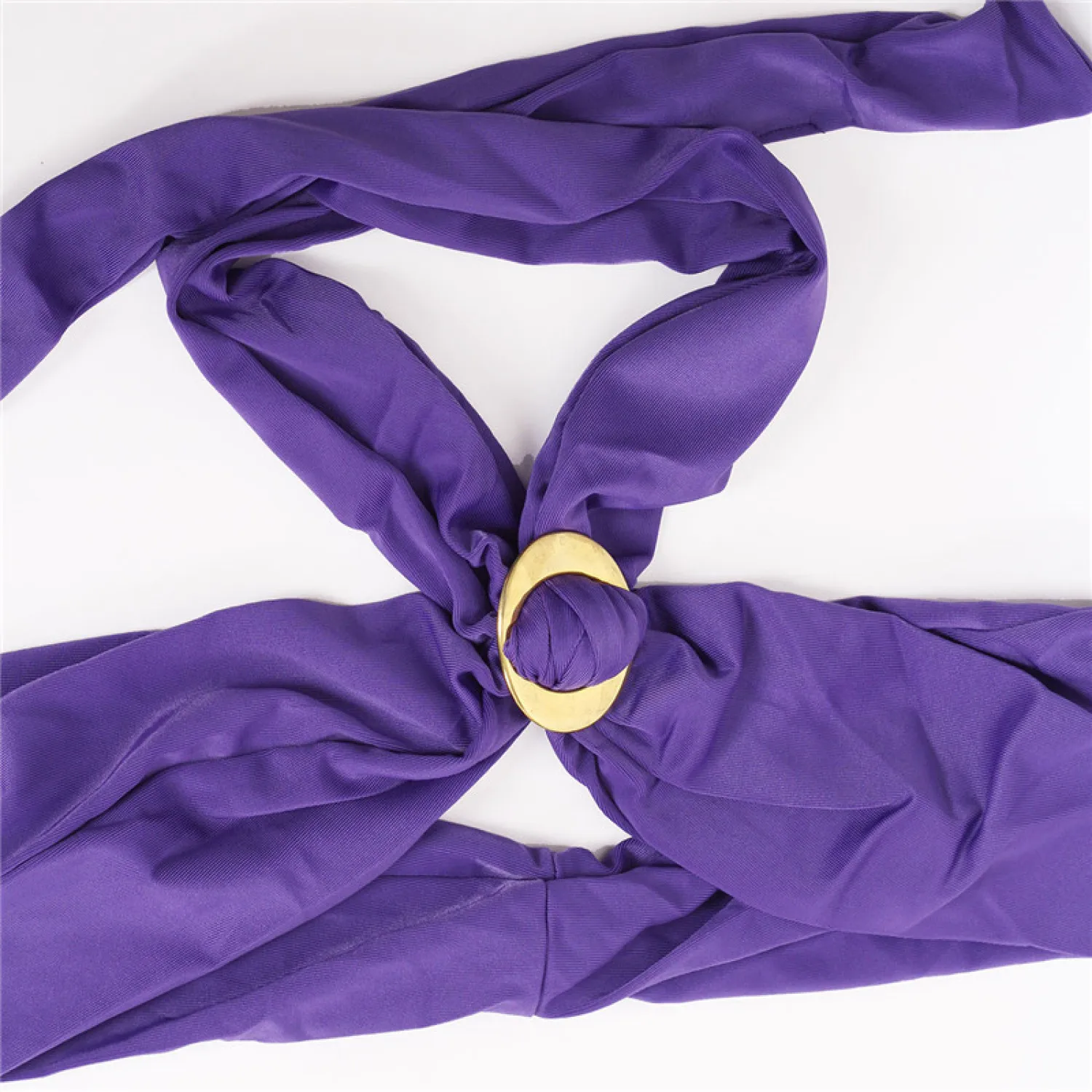 Women Sexy Purple Halter Bikini Set Swimwear Swimsuit Female Micro Folds Swimwear Women High Cut Bikini Set String Swimming Suit