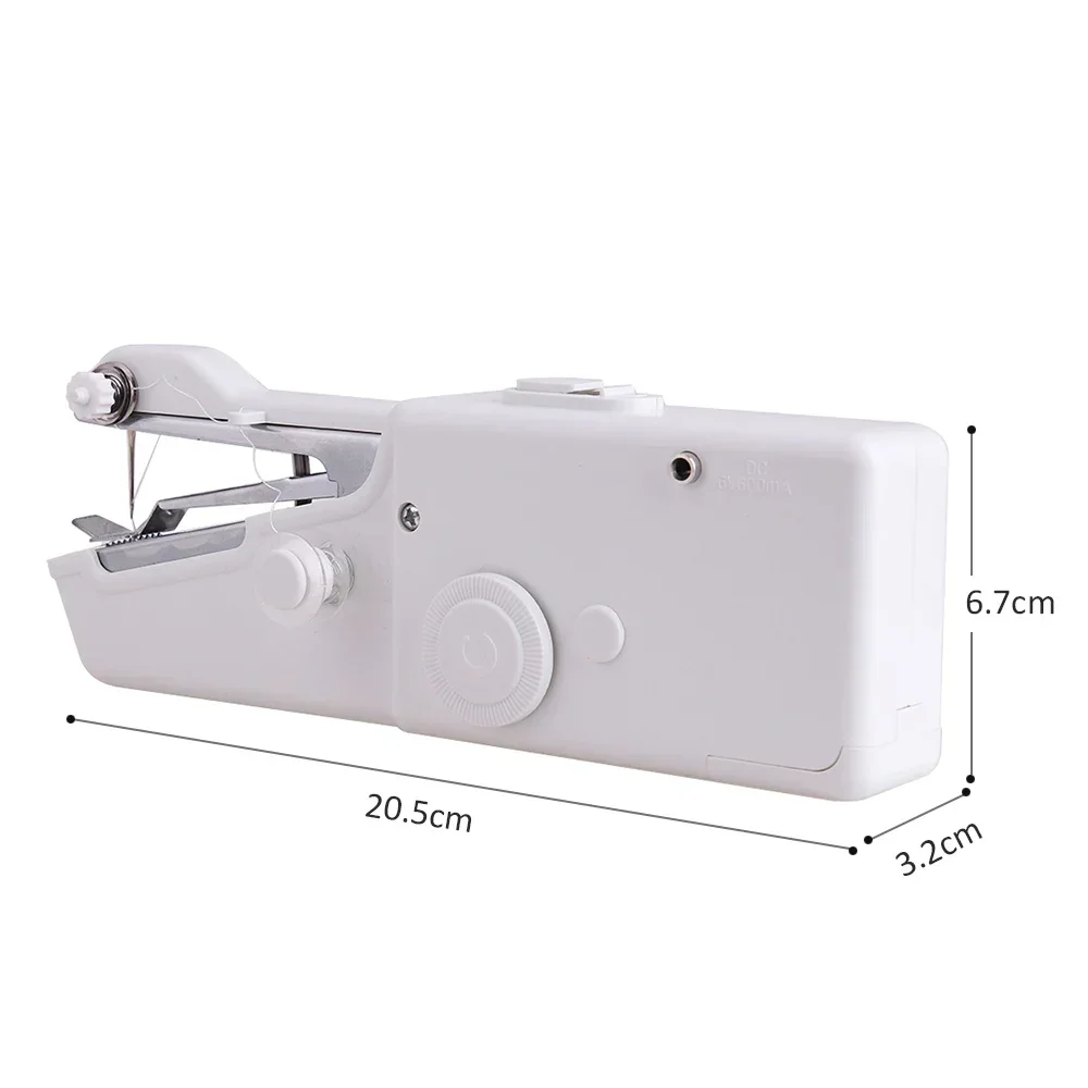 Quick Repair DIY Clothes Needlework Sewing Hand Sewing Machine Mini Hand Sewing Machine Electric Needlework Portable