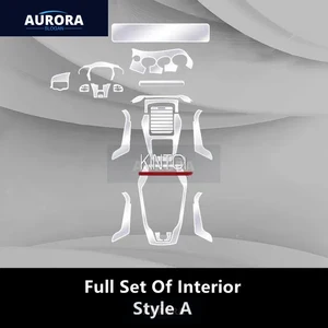 Interior do carro Centro Console Transparente TPU Película Protetora, Anti-Scratch Filme de Reparação, Fit para Mercedes-Benz CLA 35, 45, AMG 20-22, C118 12 principais vendas painel a45 amg - №11