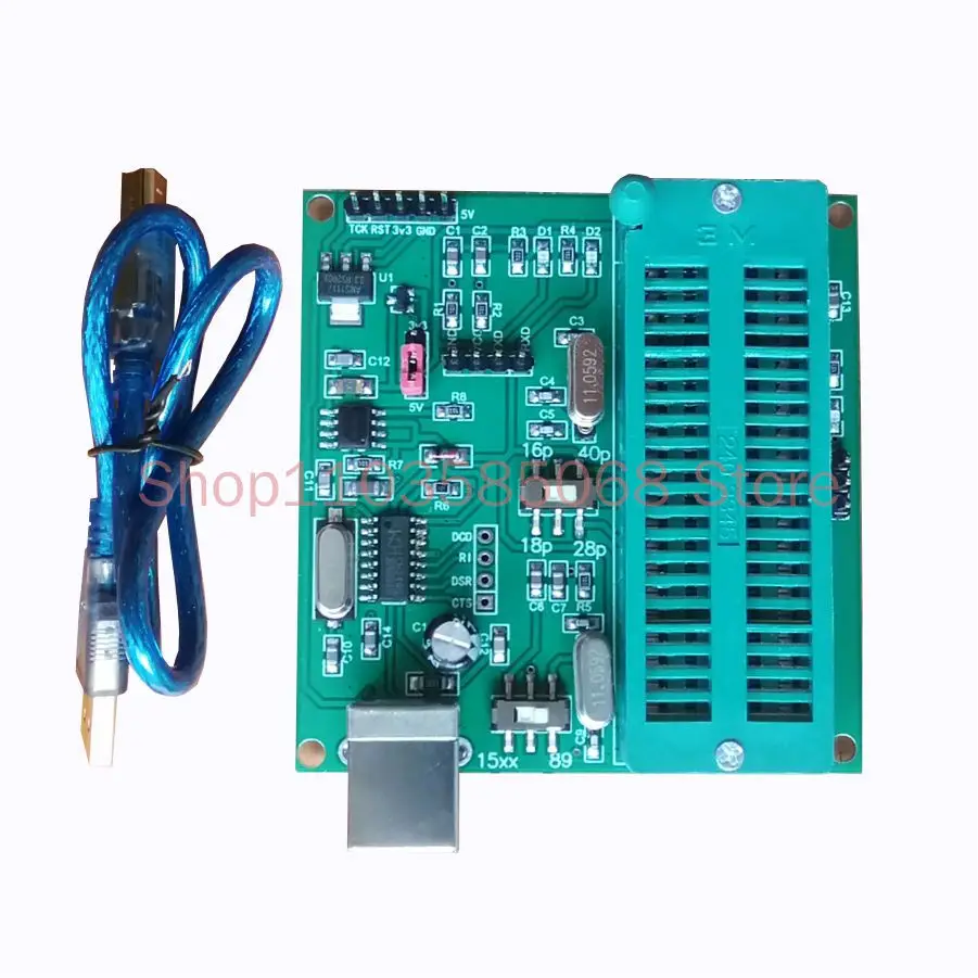 

STC Single Chip Microcomputer Programmer ISP Downloader Program Burner USB to TTL Chip