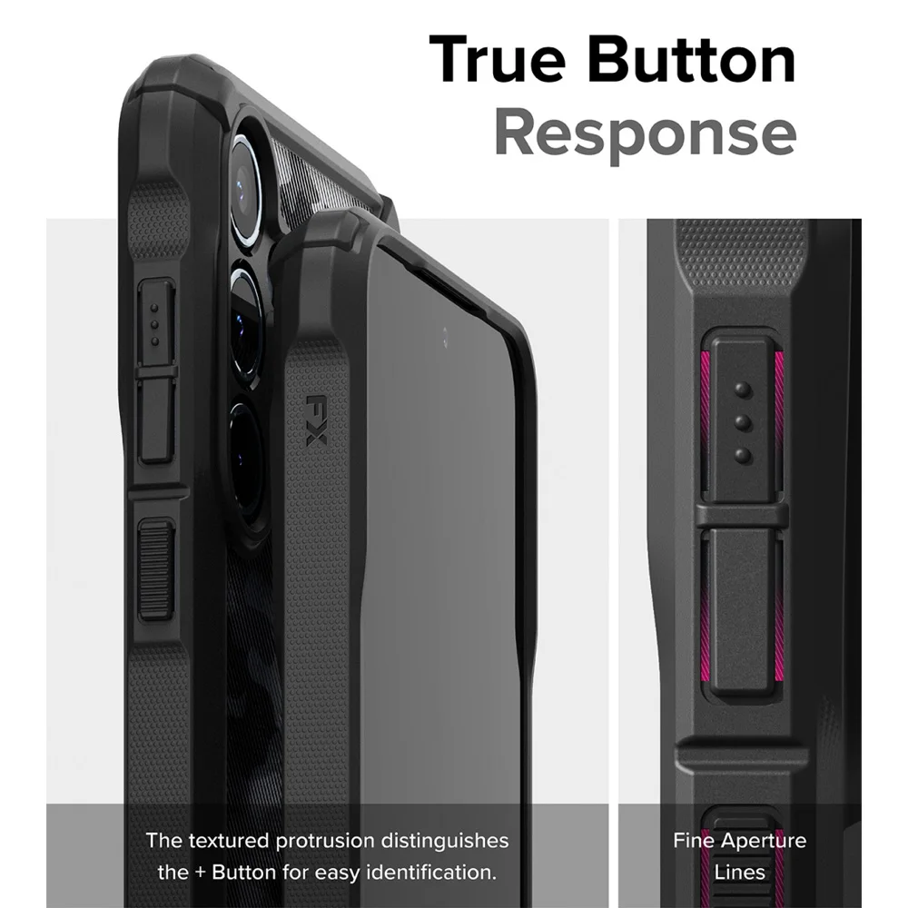 Ringke Fusion X Cover for Galaxy A55 5g  Transparent Hard Back Shockproof TPU Frame Case