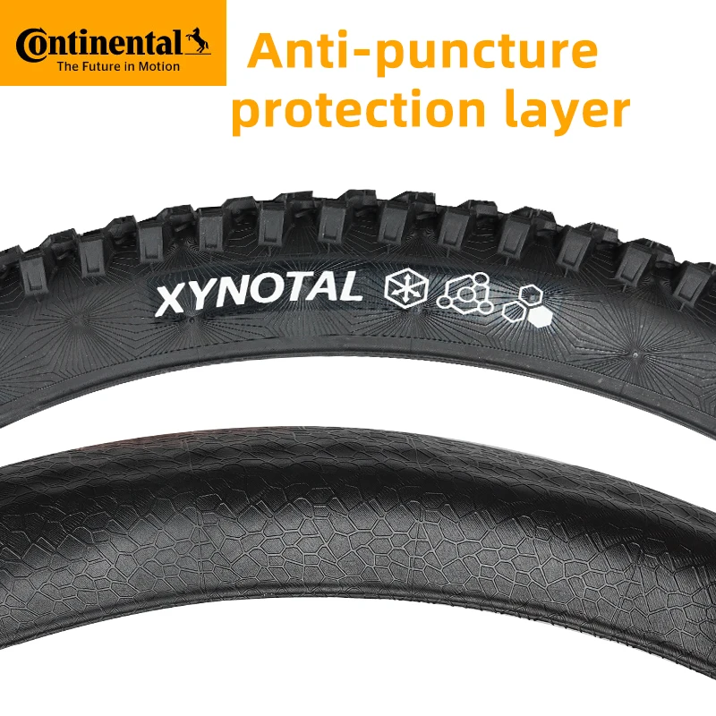 Continental MTB Tire Xynota 27.5/29x2.4 3/180 TPI Anti-Puncture Protection Mountain Folding Tyres Black Chili Compound Tubeless