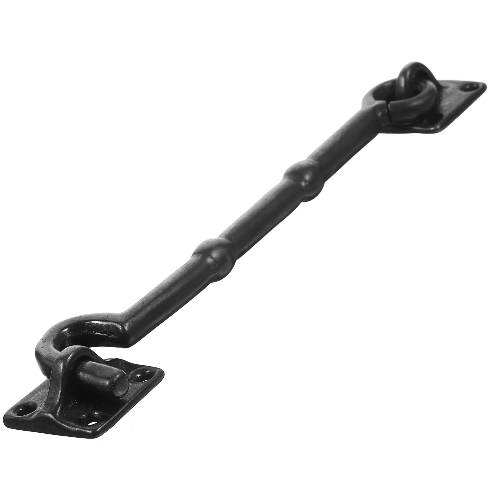 1개 방풍 창문 걸쇠 순동 중국식 레트로 도어락 매끄러운 표면 내구성 슬라이딩 창문 지지대 실용적인 걸쇠