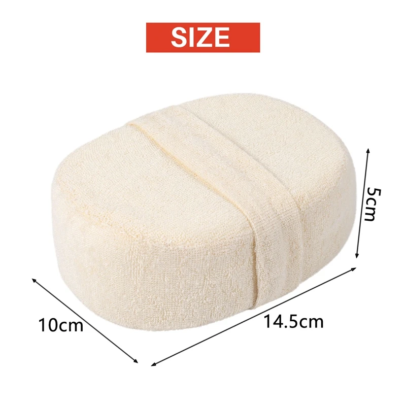 Natural Luffa Sponge Bath Ball Shower Scrub For Whole Body Healthy Massage Brush