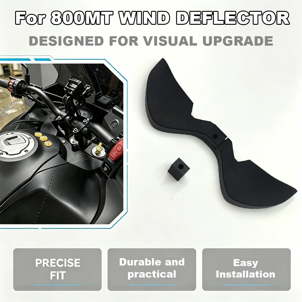 800 MT Motorcycle Cockpit Windshield Forkshield Front Spoiler Aerodynamic Winglet Wing Fairing Parts For CFMOTO 800MT 800-MT