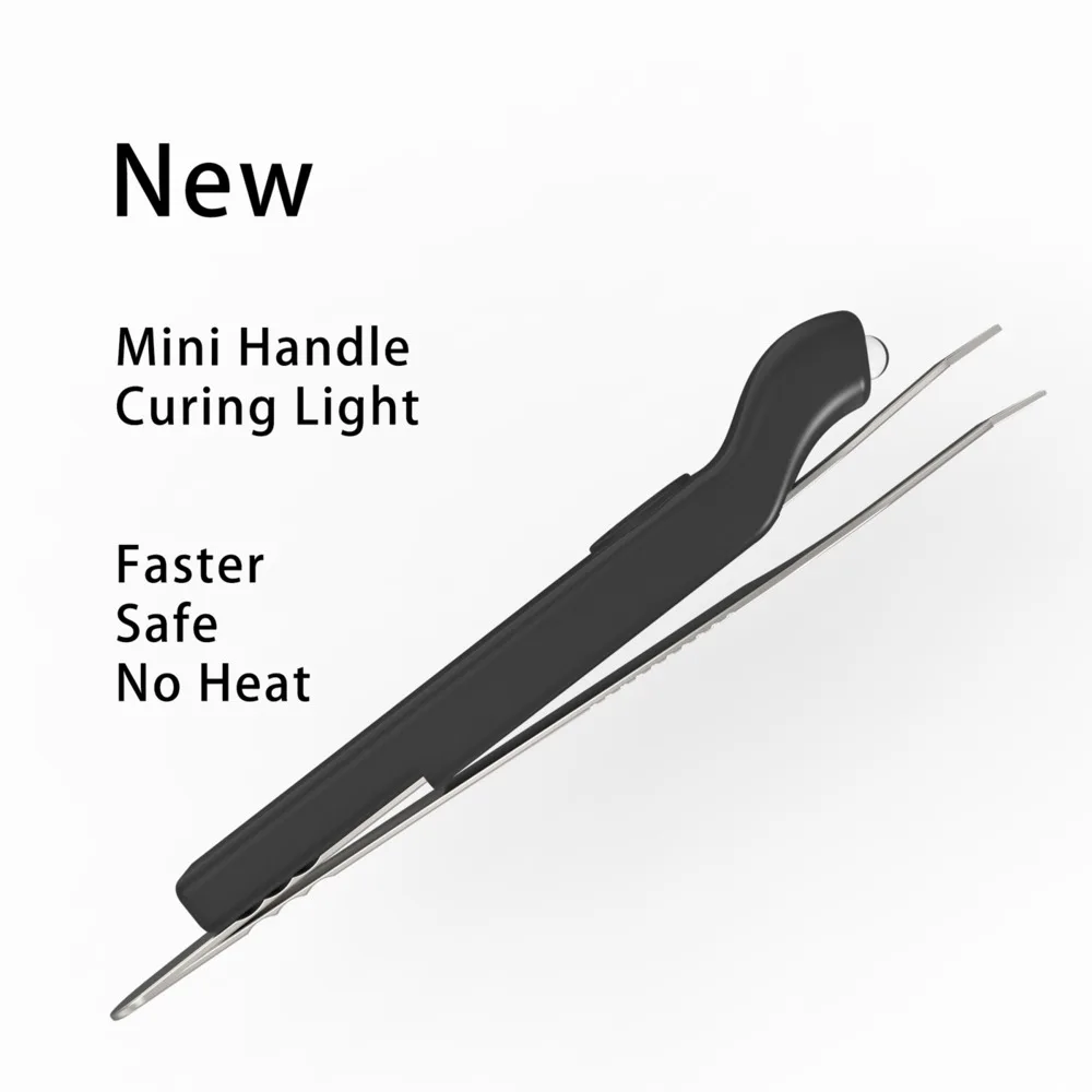 صالون تجميل المهنية رمش مصباح الأشعة فوق البنفسجية رمش تمديد مصباح الملقط الخفيفة