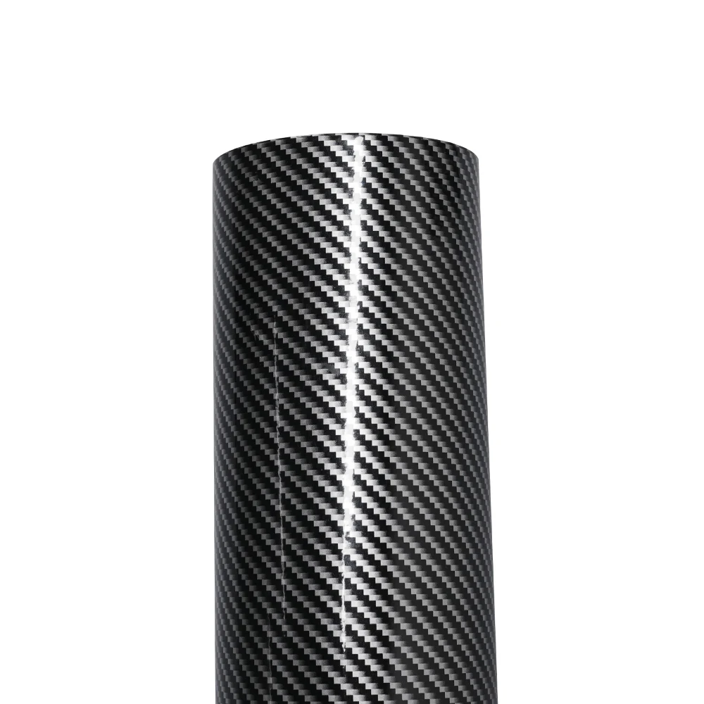2D ألياف الكربون اللامعة فقاعة الحرة سيارة التفاف فيلم مقاوم للماء الفينيل فيلم الديكور الداخلي الخارجي دراجة نارية الملحقات