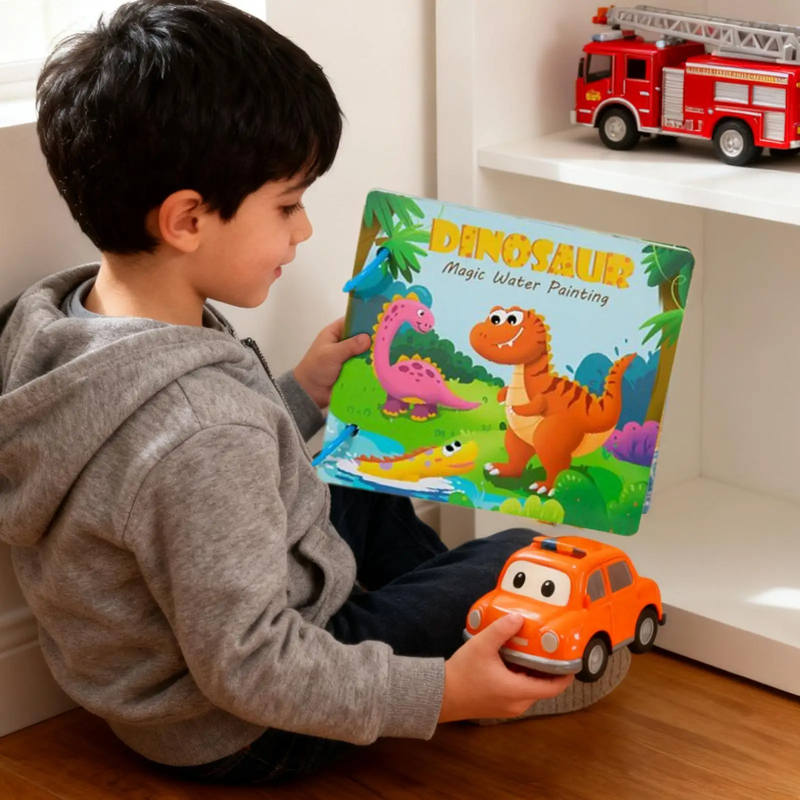كتاب ممارسة الألوان المائية ديناصور ورقة تلوين المصنف كتاب الطلاء المائي لصبي فتاة طالب طفل الفنان المبتدئين الشباب #1