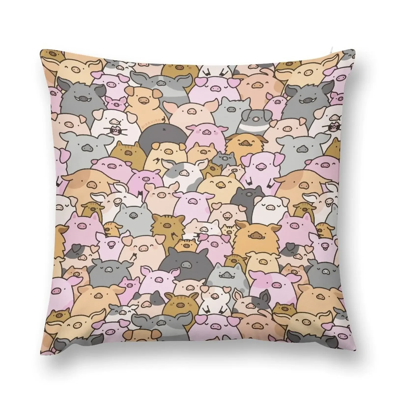 Pigs, Piglets & A Swine! Throw Pillow Decorative Cushions For Luxury Sofa Cushion Cover Set Bed pillowcases pillow