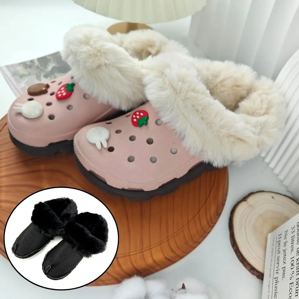 

Furry Shoes Inserts Kaloshoes Insert Winter Shoes Inner Replacement Shoes Liner Lined Slippers Plush Cover Insert For Shoes 1Pc