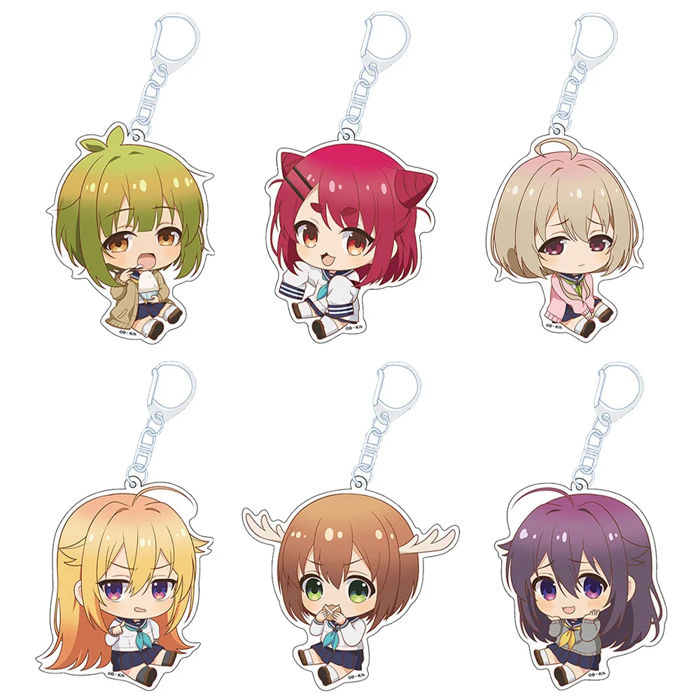 My Deer Friend Nokotan Hot Anime cute girls Tsubameya Chiharu Shikanoko Noko Koshi Anko figures Acrylic keychain pendant gift