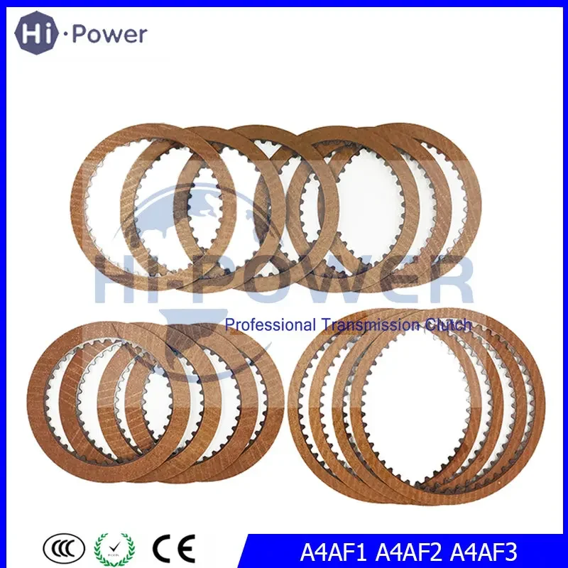 

A4AF2 A4AF3 A4AF1 A4BF2 A4BF3 Transmission Clutch Plates Friction Kit For HYUNDAI Gearbox Discs Plates