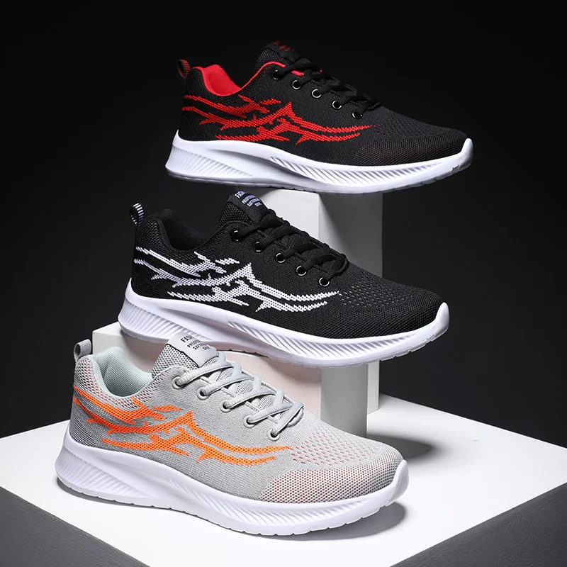 

Sneakers Mens Breathable Shoes for Men Lightweight Non Slip Fashion Casual Shoes Flat Outdoor Sports Running Shoes Man