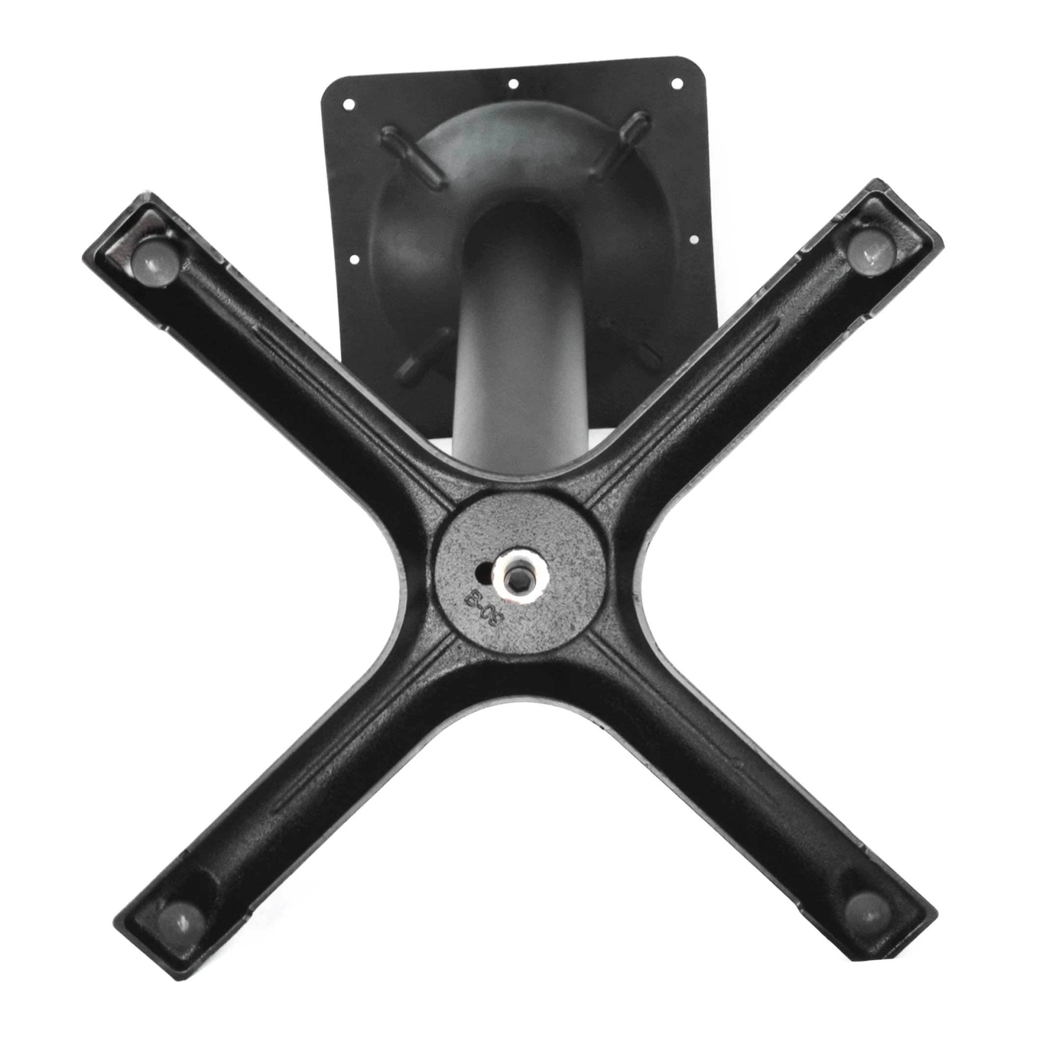 Black Forged Industrial Frame Brushed Powder Coated Bottom Desk Metal Cast Iron Dining Table Feet