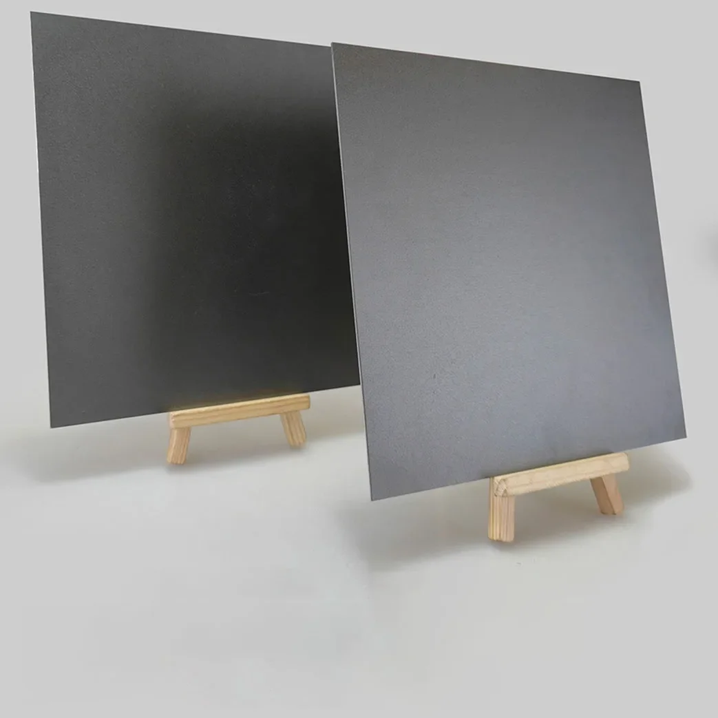 Imagem -03 - Placa de Alumínio Anodizado Cinza Escuro 0.5 0.8 1.0 1.5 2.0 mm 100x100 mm 200x200 mm 300x300 mm