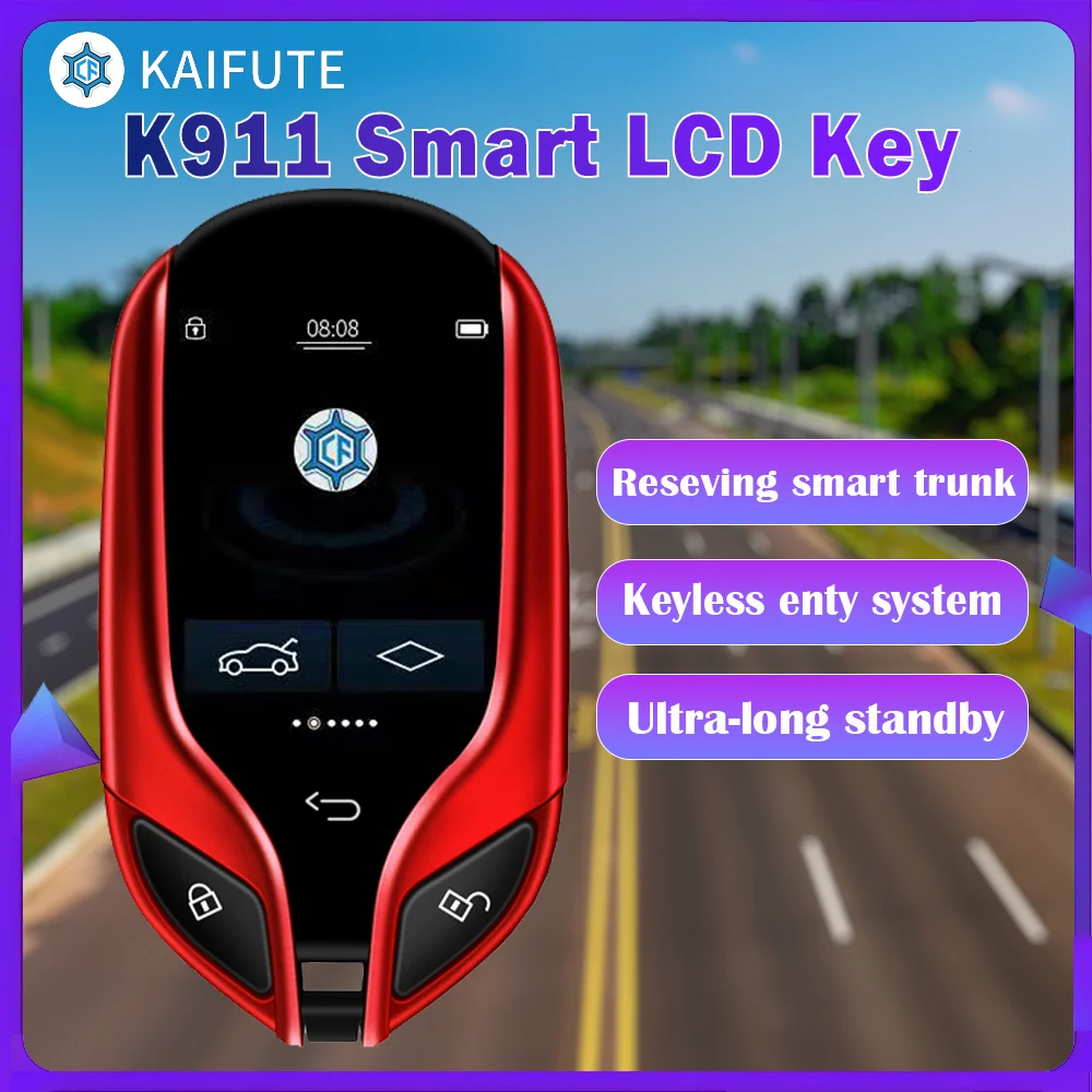 2025 K911 Bulk Stock Compatible All Touch Screen LOGO Custom Long Working Time Easy Install Black Red Blue Universal Car