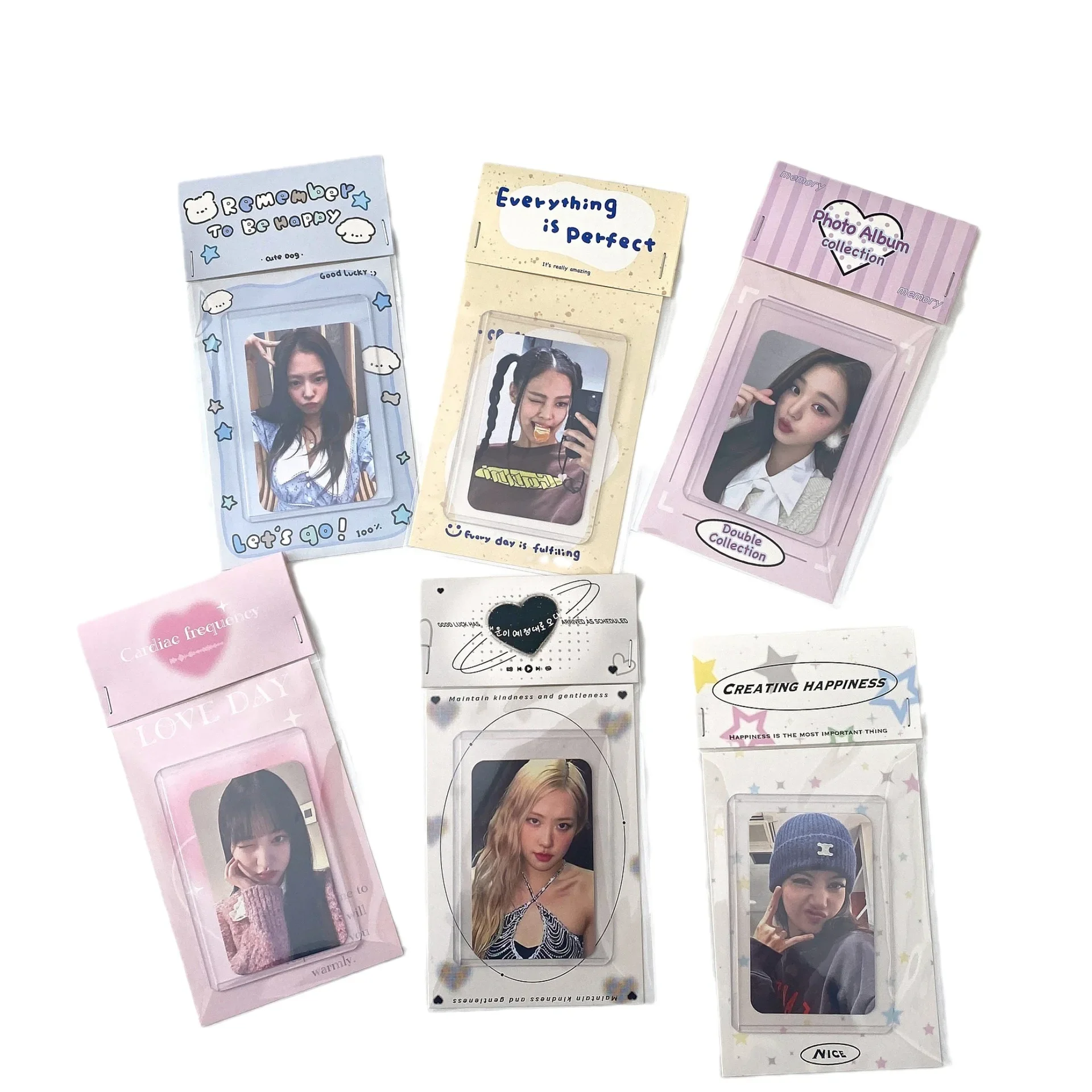 10PCS Ins Simple Card Head Packaging Material Paper Art Supplies DIY Gift Decoration Supplies Idol Cards Packaging Supplies image 2