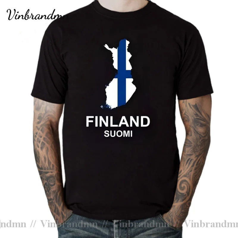 Finland Finnish Finn FIN Helsinki mens t shirt new Tops Short sleeve clothes sweatshirt national team country summer Fashion Tee