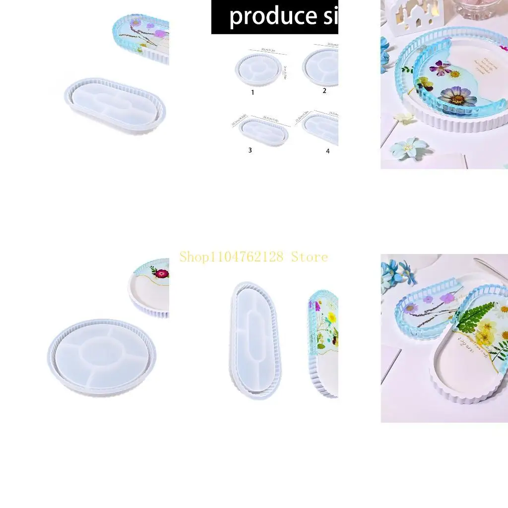 

Resin Plate Molds for Epoxy Resin Jewelry Tray Storage Dish Home Decoration best sale