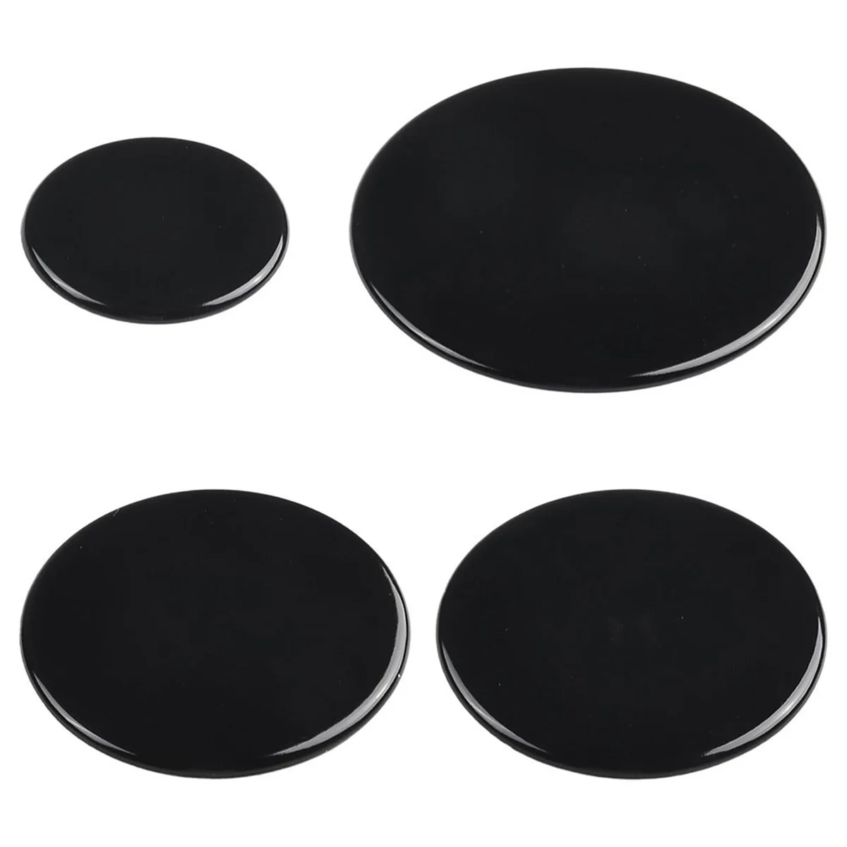 4 Pcs Cooker Hob Gas Burner Cap 55mm 75mm 100mm for Oven Gas Hob Burner Crown Flame Cap Kitchen Accessories Flat