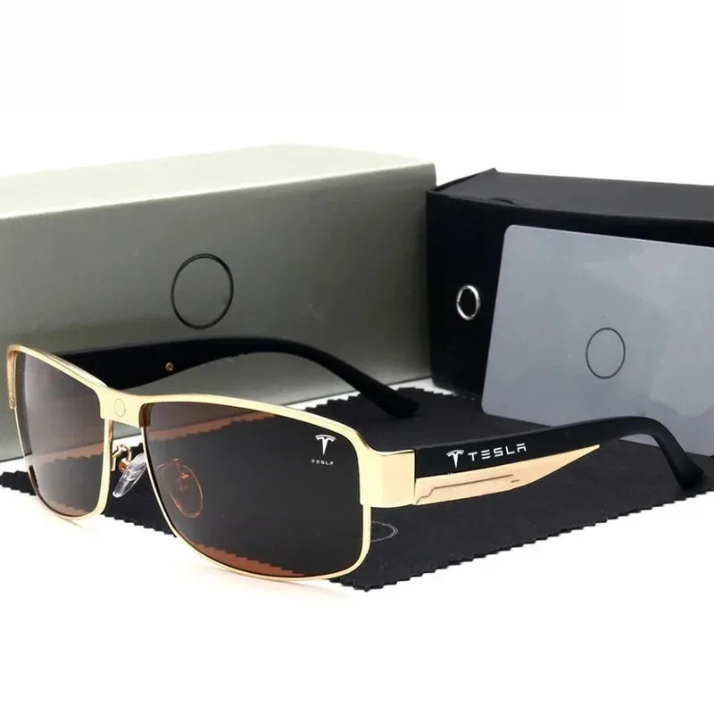 

Car High-End Leisurely Luxury Sunglasses Men Women Fashion Goggles For Tesla Model 3 Model Y Model S Model X Cybertruck Roadster