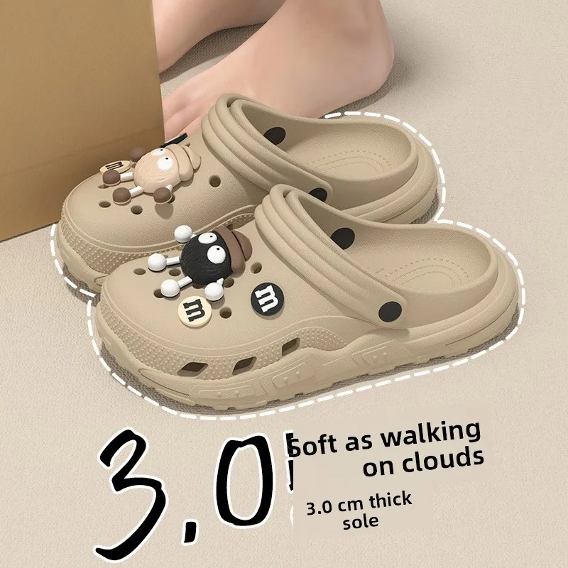 

Women's Summer Outdoor Wear Anti-Slip Soft Thick Bottom Clog Shoes Slip-On Comfortable EVA Slippers Wide Range of Colors Avai...