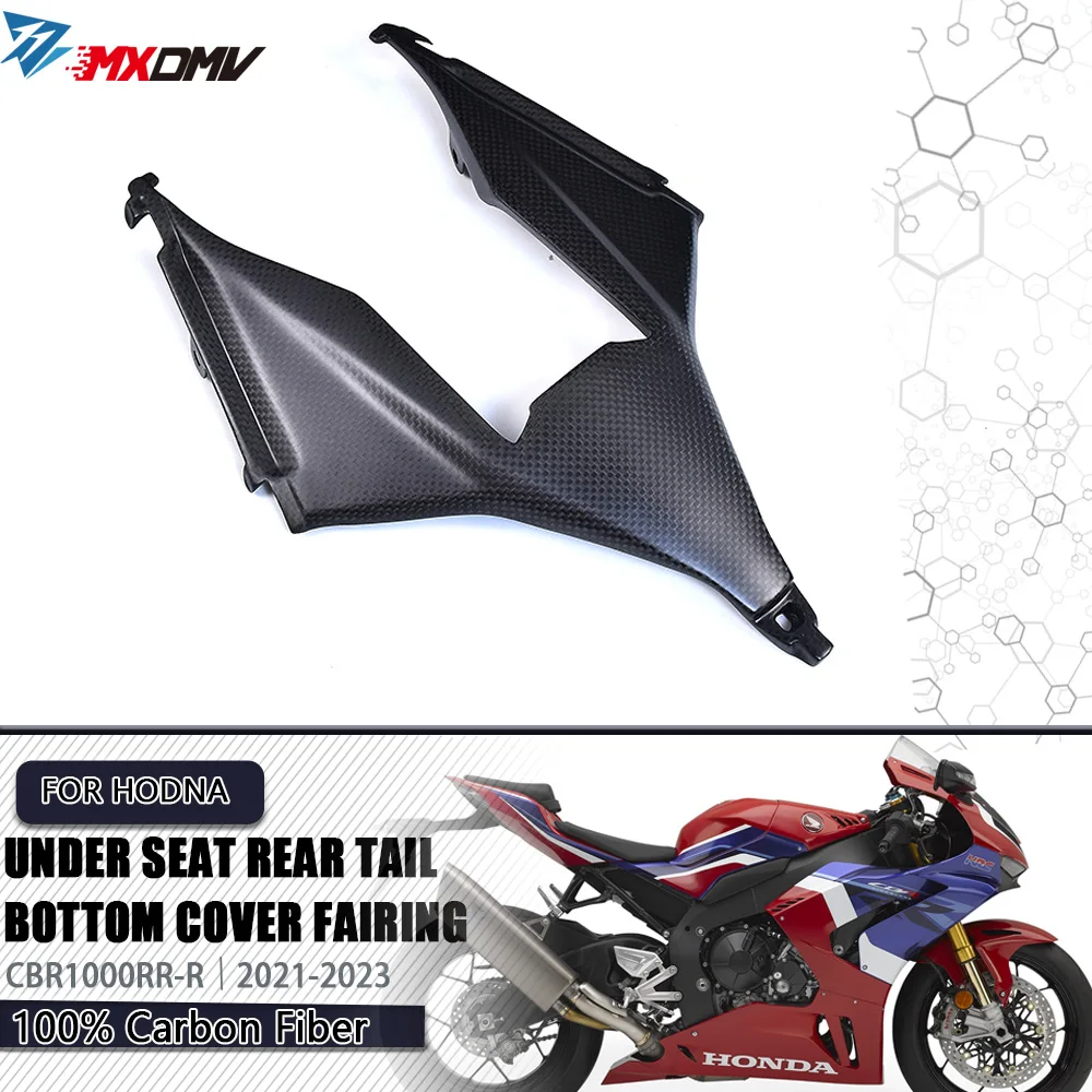 

For Honda CBR1000RR-R CBR 1000RR-R 2021 -2023 3K Carbon Fiber Motorcycle Accessories Under Seat Rear Tail Bottom Cover Fairing