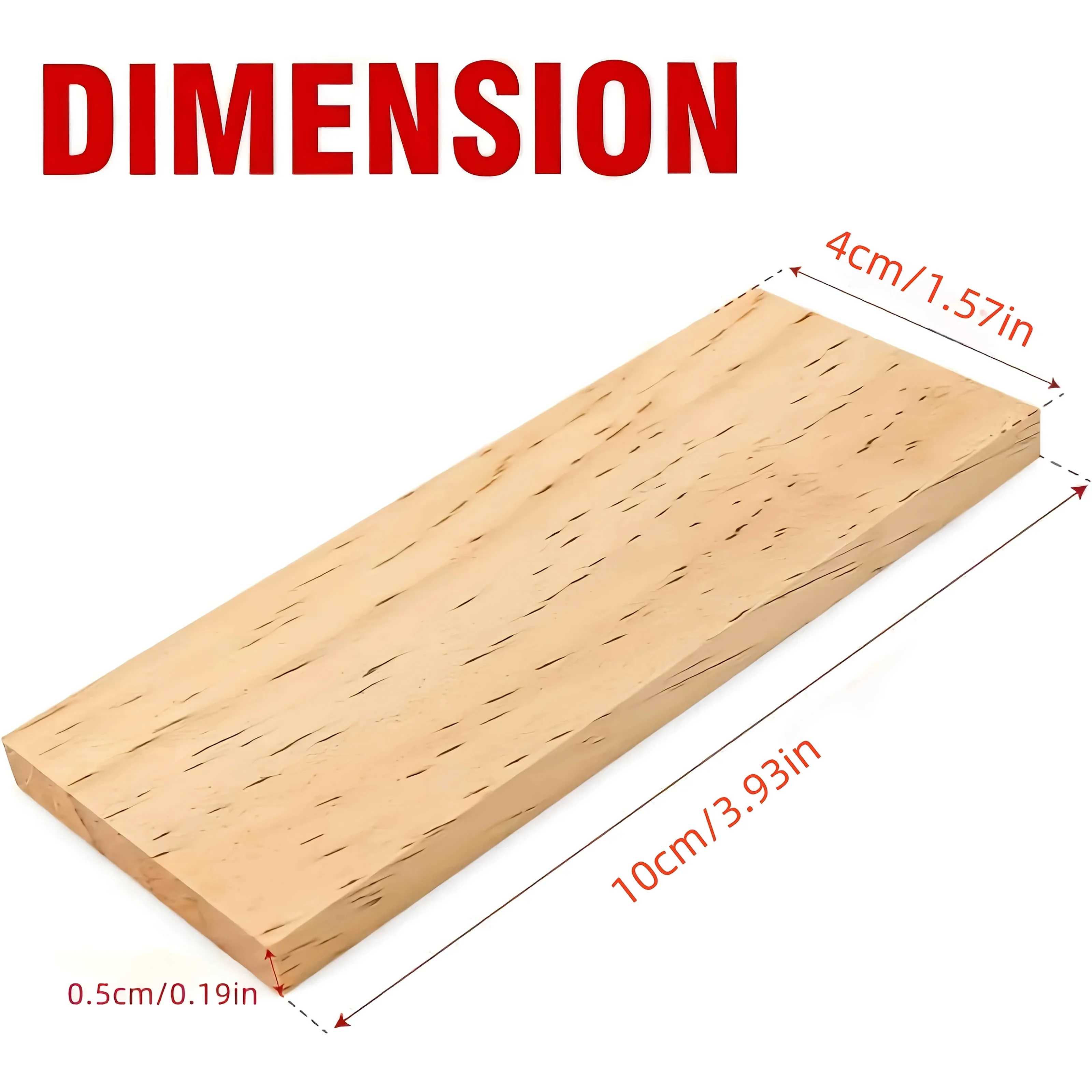 10 Natural Pine Wood Blocks Unfinished Rectangular Boards for Painting DIY Crafts Laser l Models Dollhouse Accessories238