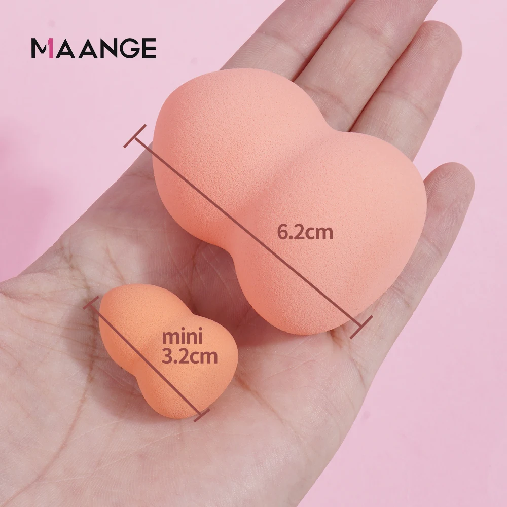 Maange 5 Stuks Make-Up Spons Set Kleurrijke Puff Foundation Concealer Poeder Bb Crème Blender Make Up Puff Schoonheid Cosmetica Gereedschap