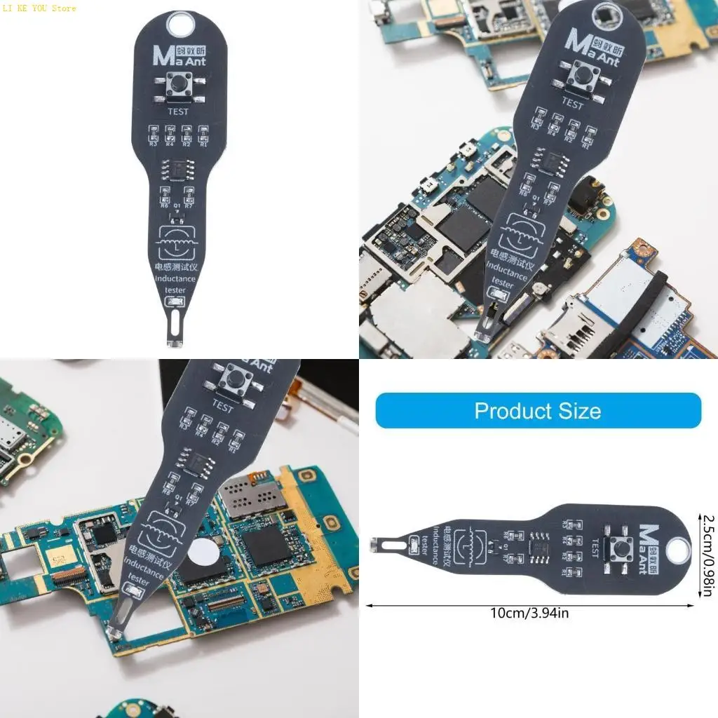 W3JE Handheld Inductive Current Meter  Electrician Testing Device For Precise Circuit Testing And On Site Diagnostics