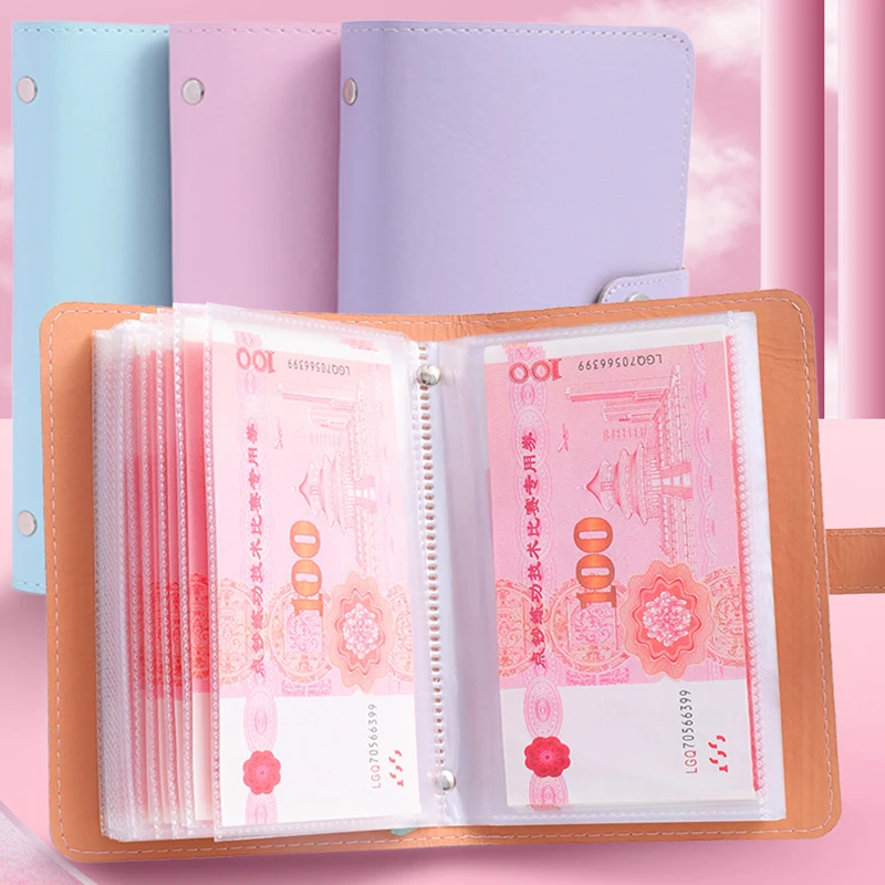 100 конвертов, книга для экономии денег, альбом для банкнот, держатель для денег, альбом для сбора наличных, органайзер для экономии денег, держатель для фотокарт