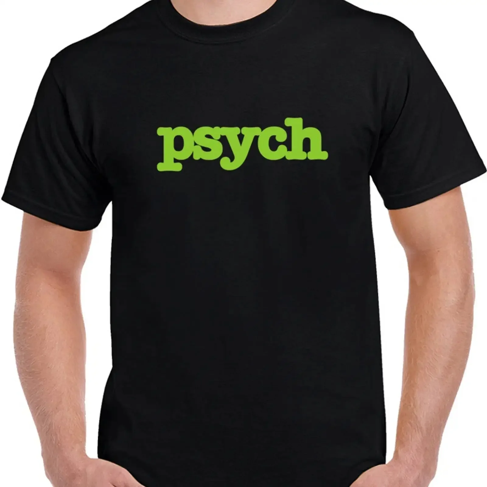 Psych Tv Show T Shirt Cool Series Fan vintage Washed Comfortable fashion Top For Everyday Wear Casual Unisex streetwear
