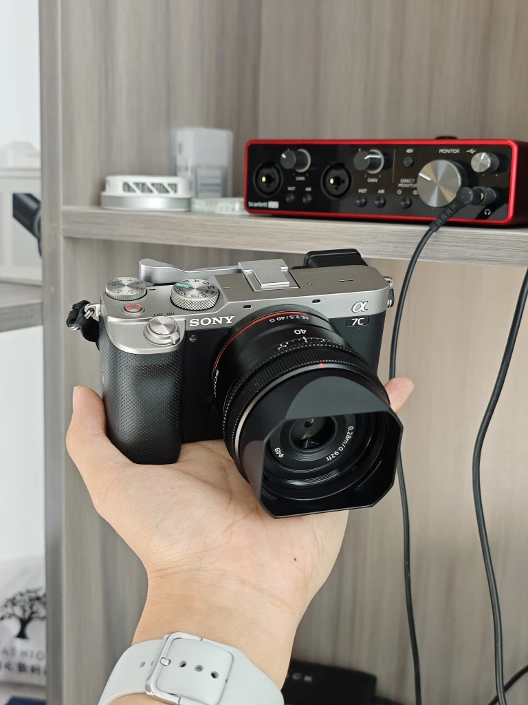 Bajonet Vierkante Metalen Lenskap Voor Sony Fe 50Mm F2.5 G Fe 40Mm F2.5 G Fe 24Mm F2.8 G Lenskap Met Gratis Dop