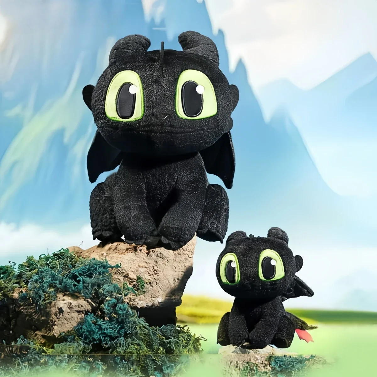 

Potdemiel With Tag How to Train Your Dragon Plushies Stuffed Anime Night Fury Doll Plush Toy Cartoon Black Dragon Xmas Gifts