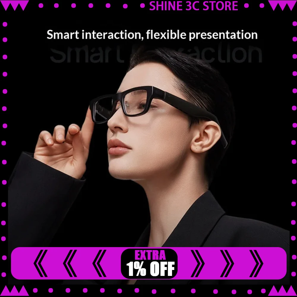 Gafas Inmo GO2 AR con traducción simultánea en tiempo real y traducción multilingüe, gafas inteligentes, regalos prácticos
