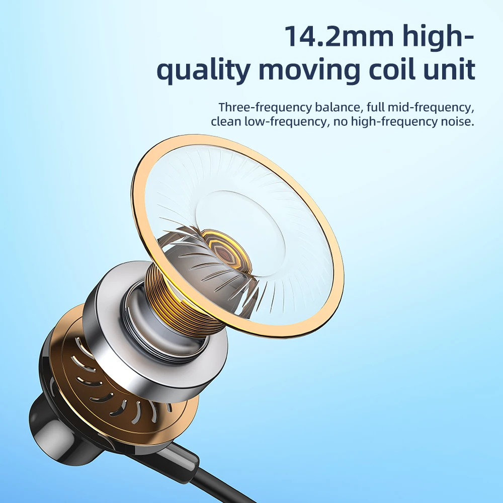 HOCO ES67 Wireless Neckband Earphones In Ear Headphone Bluetooth 5.3 Sport Running Music Soft Skin Friendly Headset With Mic