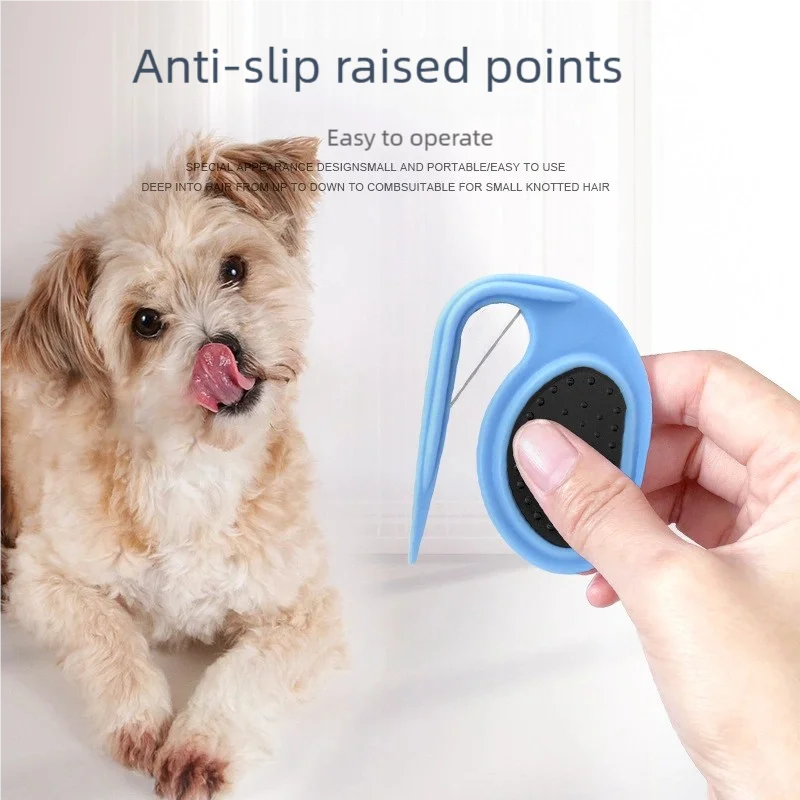 

Pet Cat Dog Comb Pet Knotting BladeComb Puppy Hair Hair Removal Beauty TrimmerComb Blade Comb Cat Brush Long Hair Knotting Tool