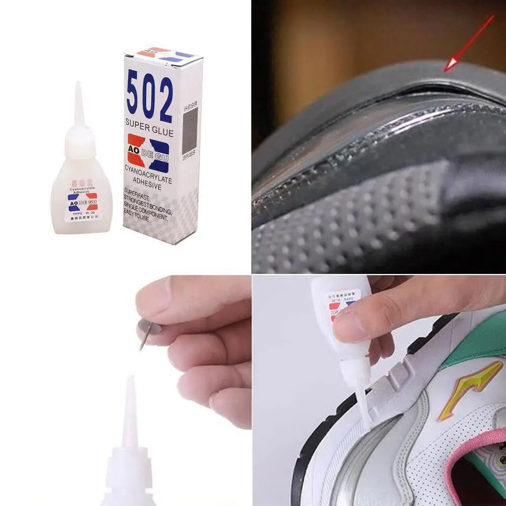 

8g/30g Super Glue Instant Adhesive Strong Adhesion Best Repair 502 Fast T6E4 Multipurpose Agent Special for repair shoes