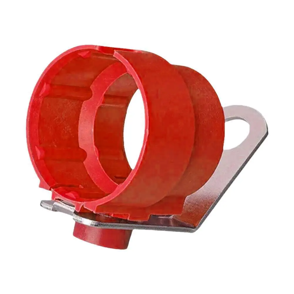 Red Round Parking Cover Trailer Plug Holder ABS Accessory Bracket Fixed Trailer Connector For 7 /13 Pin Trailer Plugs