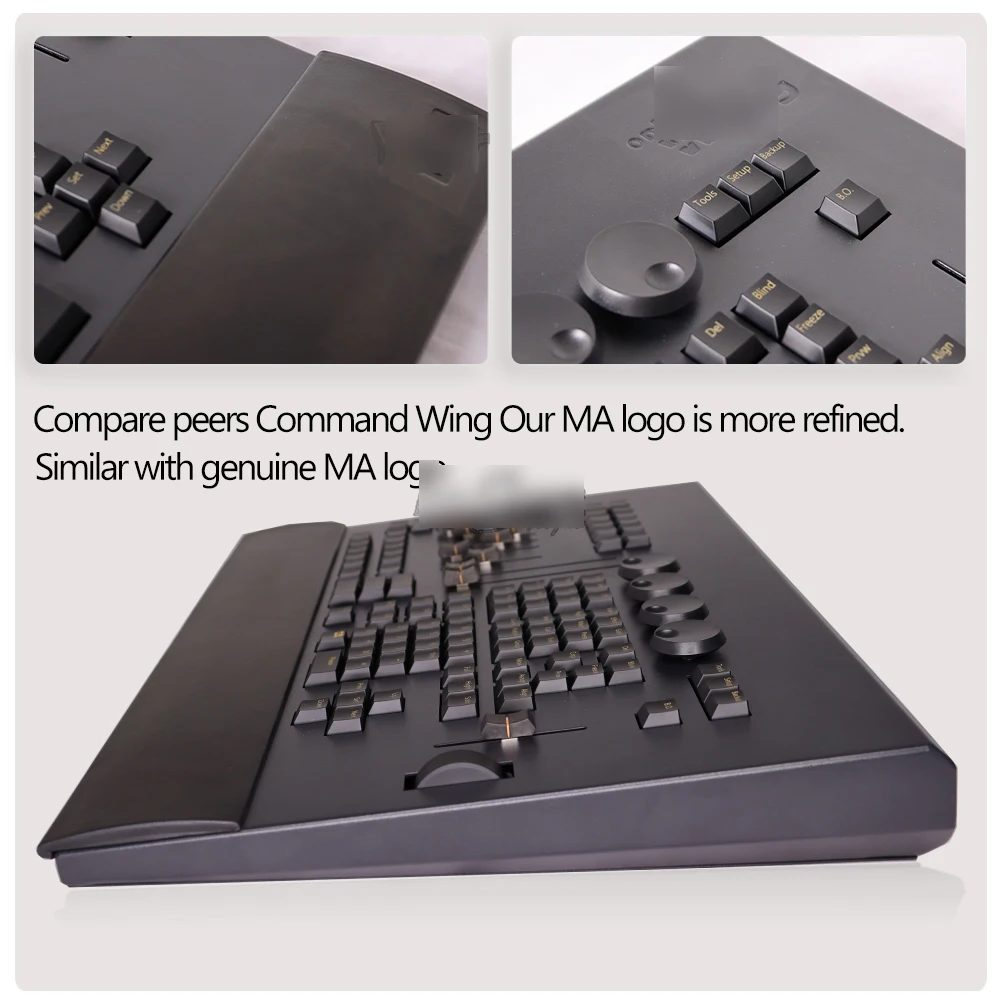 أضواء المسرح لوحدة التحكم بجناح القيادة MA2 مع وحدة تحكم إضاءة DJ لحقيبة الطيران لضوء غسيل شعاع الرأس المتحرك DJ Disco