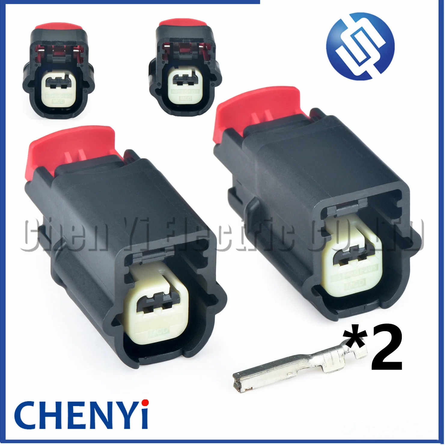 2 Pin Auto Fog lamp daytime light connector Temperature sensor plug AU5T-12A647-AC 31402-2510 34977-2100 For Ford Honda Toyota