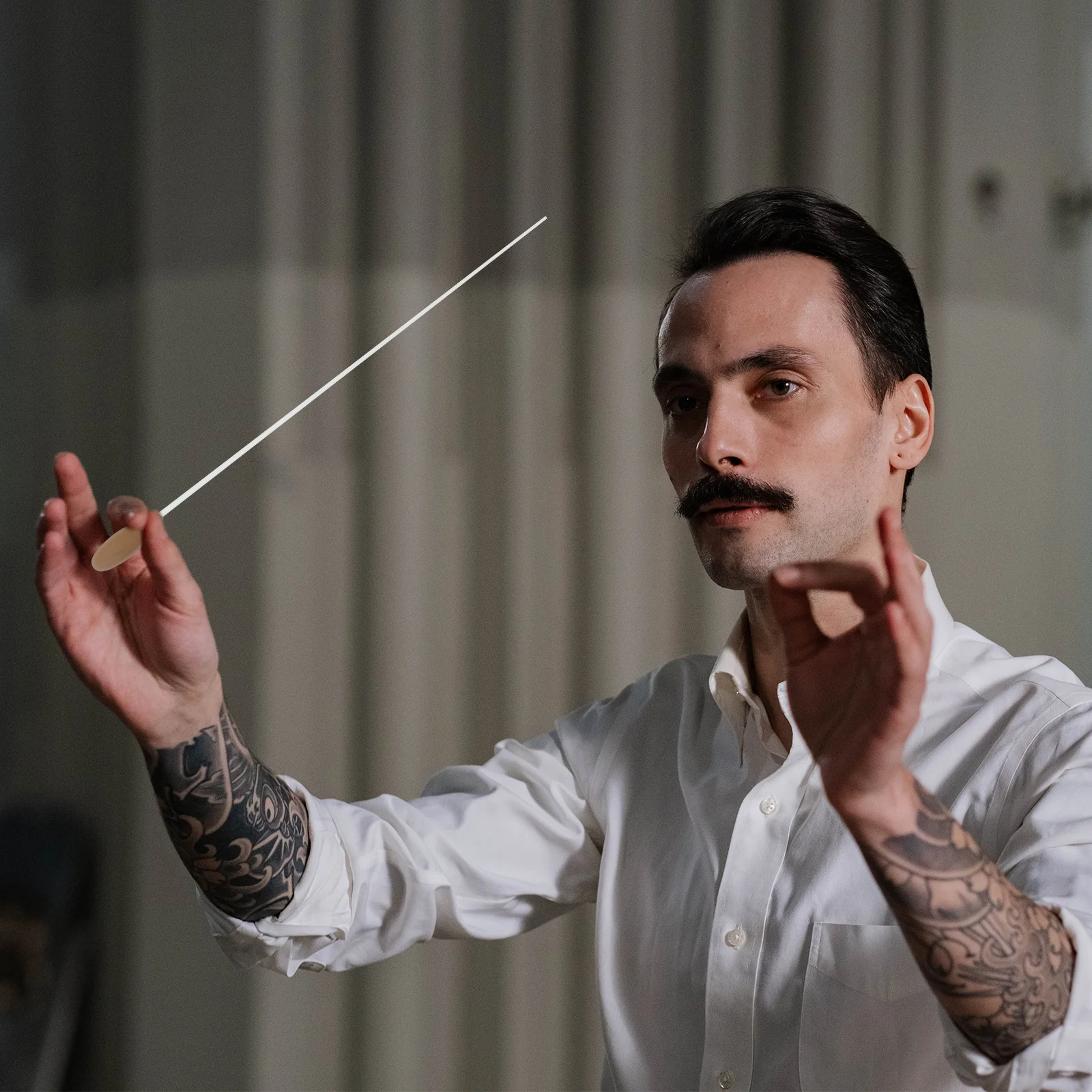 Pear Wood Conducting Baton Lightweight Durable Wooden Music Tool For Orchestra Concert Performance Show Accessory