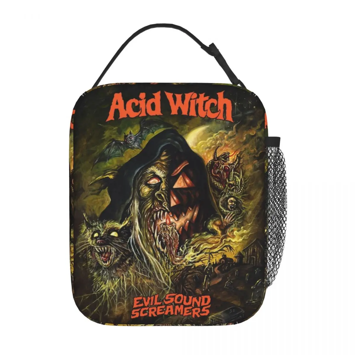 

Evil Sound Screamers Product Insulated Lunch Bag For Office Acid Witch Food Box Leakproof Cooler Thermal Bento Box